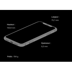Apple iPhone XR noir 64 Go iOS 17 - 4G, double SIM, écran 6,1" -  Reconditionné à neuf