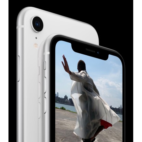 Apple iPhone XR blanc 64 Go iOS 17 - 4G, double SIM, écran 6,1" -  Reconditionné à neuf